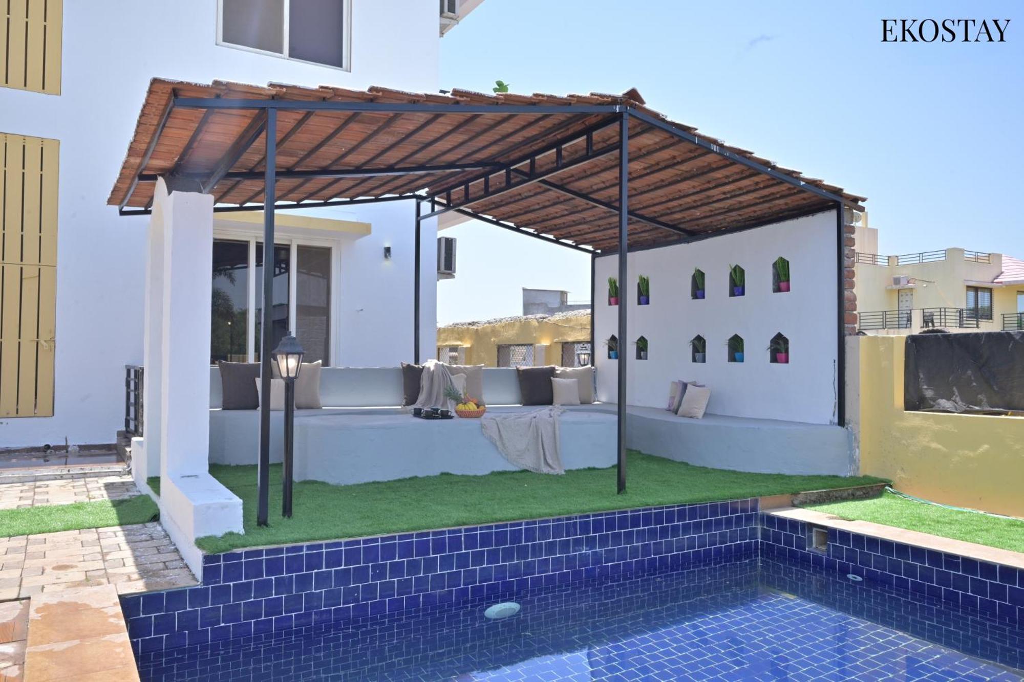 Eko Stay - Octagon Farms Villa Lonavala Bagian luar foto