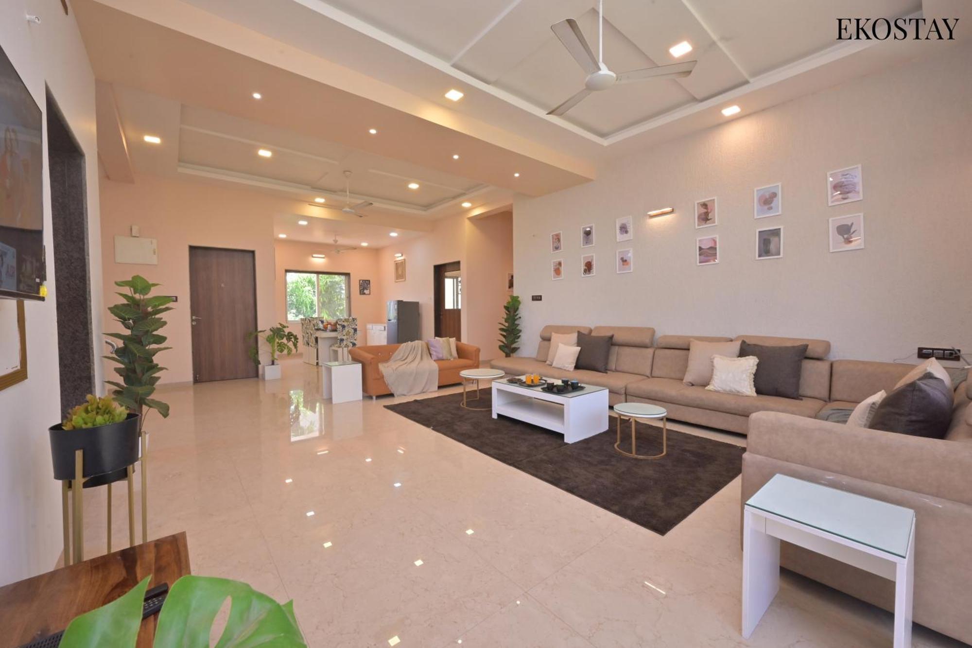 Eko Stay - Octagon Farms Villa Lonavala Bagian luar foto