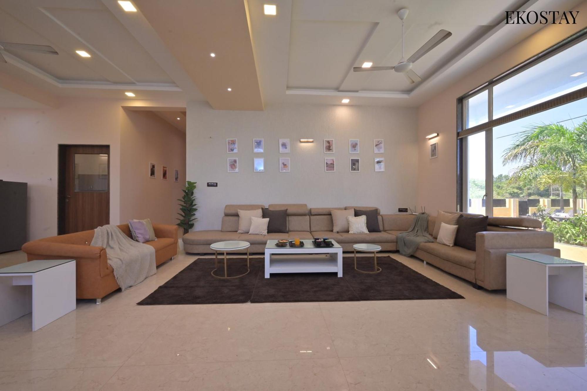 Eko Stay - Octagon Farms Villa Lonavala Bagian luar foto