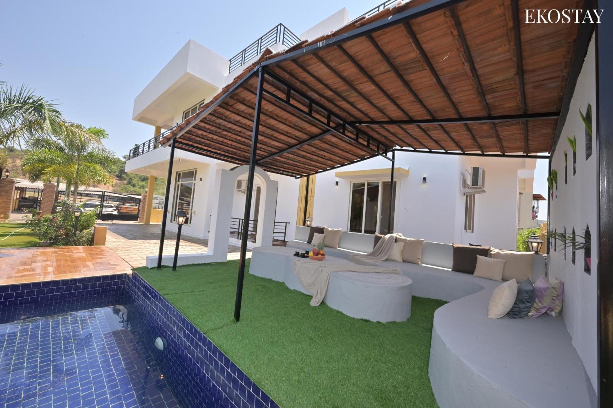 Eko Stay - Octagon Farms Villa Lonavala Bagian luar foto