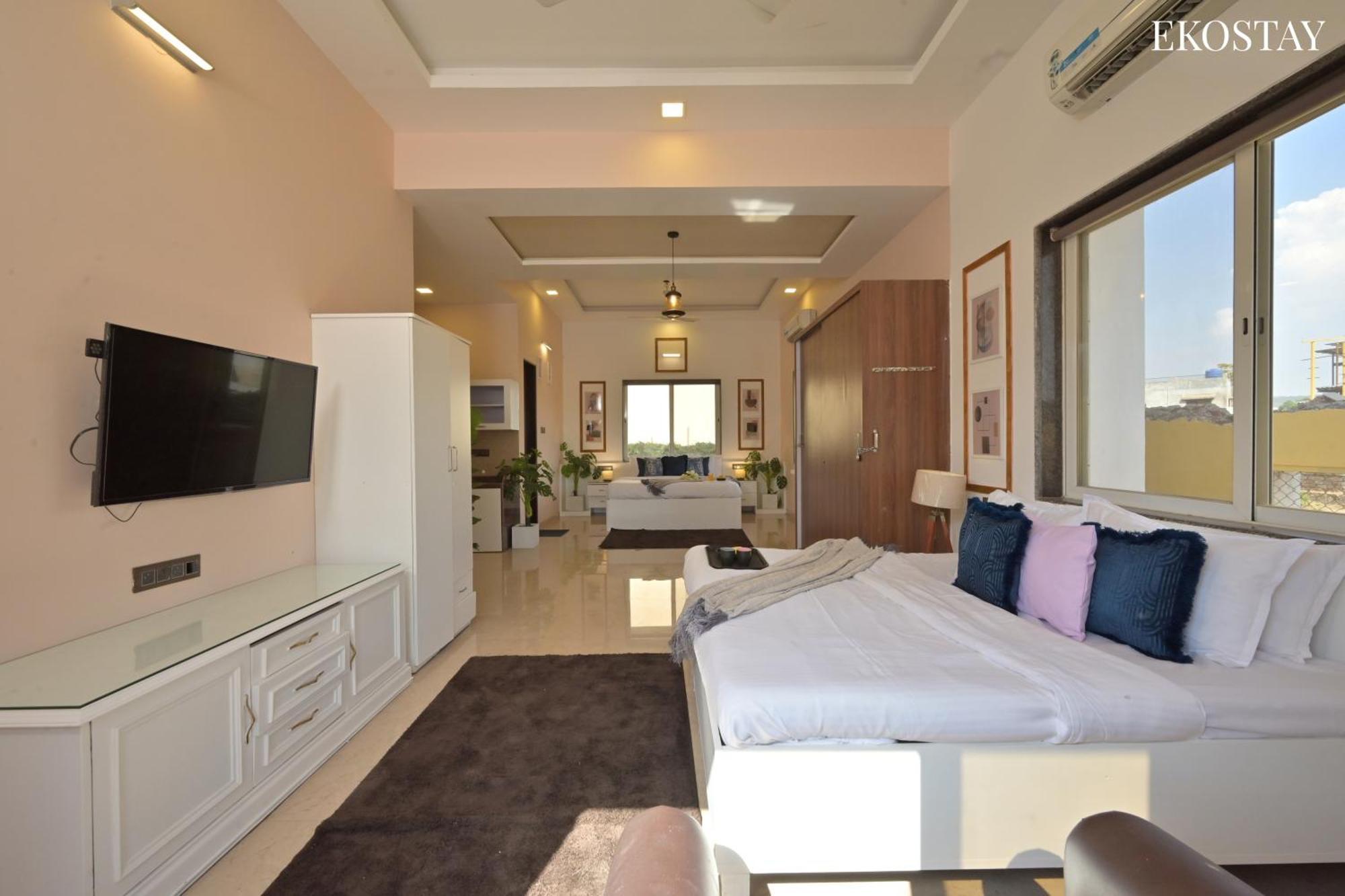 Eko Stay - Octagon Farms Villa Lonavala Bagian luar foto